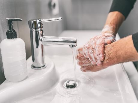5 pasos para lavarse bien las manos